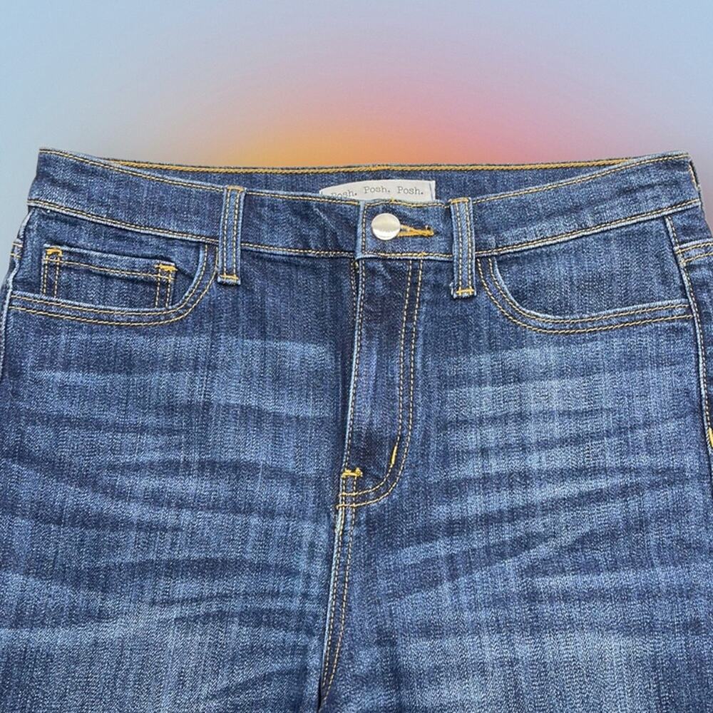 POSH POSH POSH Women’s 13 (Juniors) High Rise Skinny Blue Jeans
